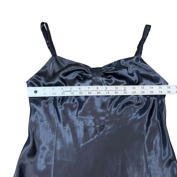 Victoria’s Secret Angels Slip Nightie Nightgown Black Bow Sleepwear Size Small - Picture 4 of 7